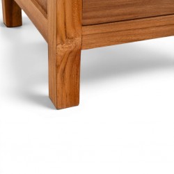Dorval Bookcase Cabinet Natural Teak