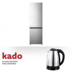Hisense RB329N4ACE Refrigerator & Free Decakila KEKT031M Stainless Steel Kettle