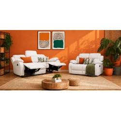 Sabella Recliner 3+2 Fabric Ivory