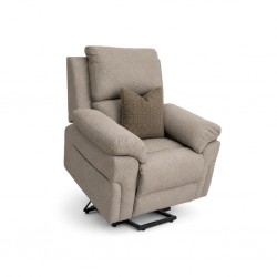 Horizon Recliner Chair Tilt&Lift Fabric F. Pewter