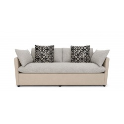 Helix 3+2+1+FREE OTTOMAN Fab Vixon Beige Leather