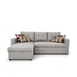 Radson Storage & Pull-Out Sofa Bed Fabric Ash