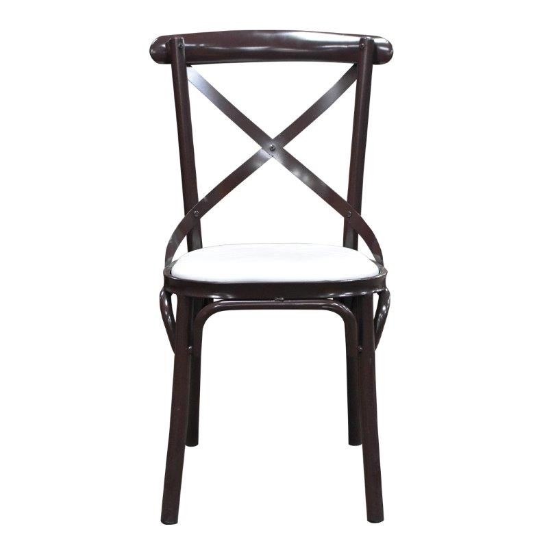 Flavia Chair Brown Colour Seat