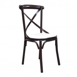 Flavia Chair Brown Colour Seat