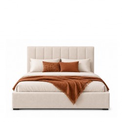 Beige Bed 160x200 cm