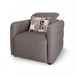 Lana Power Recliner Single Seater Fabric Grey