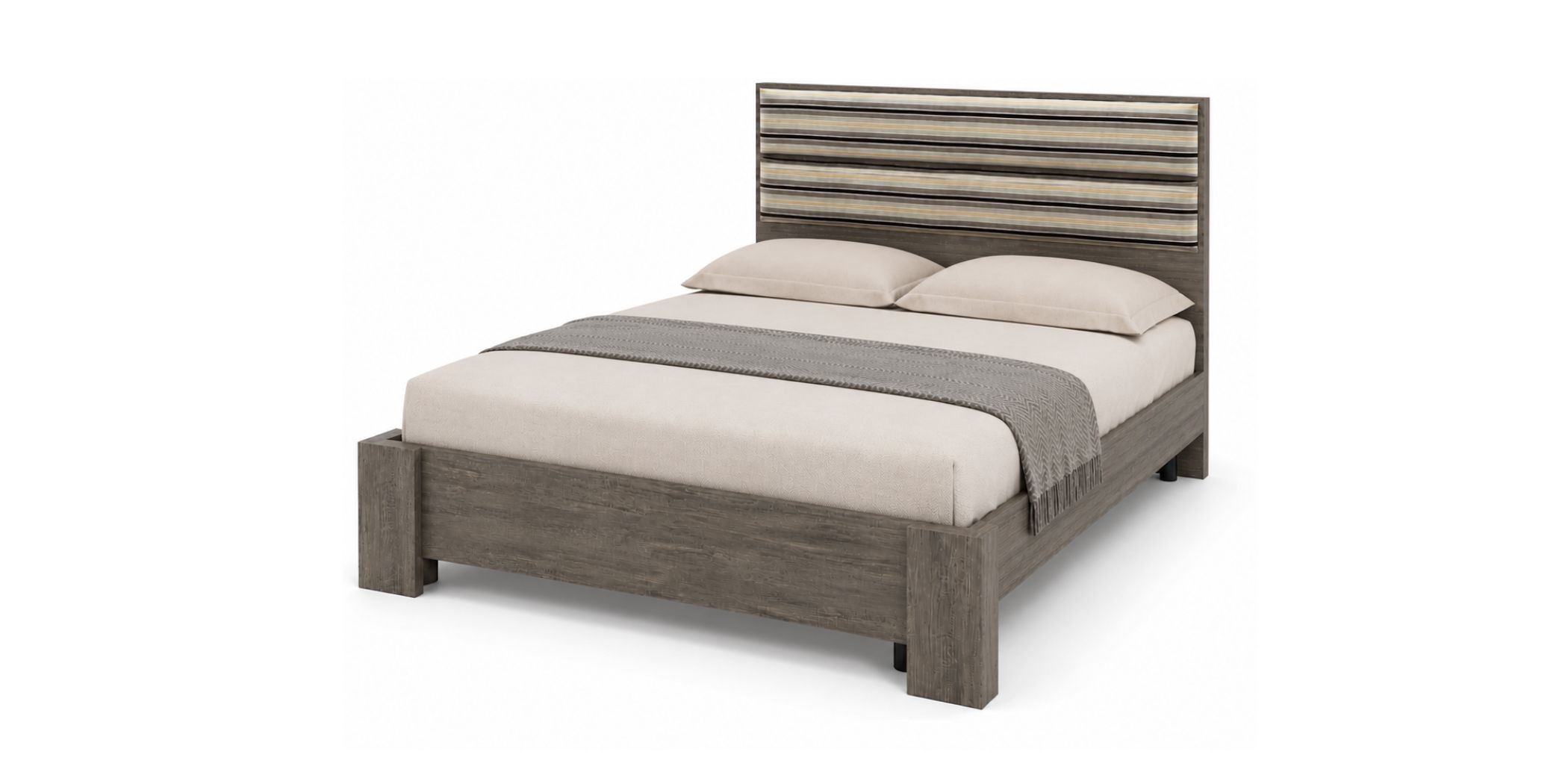Sonata Bed With Upholstery In MDF Autumn Sonata