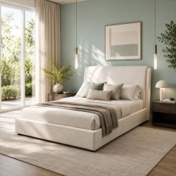 Ivory Bed 180x200 cm
