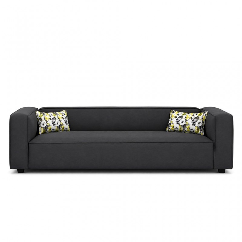 Joy 3 Seater Sofa Vegan Leather Graphite