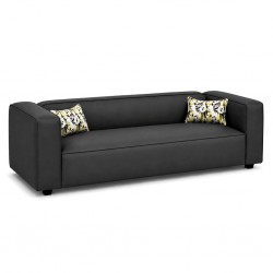 Joy 3 Seater Sofa Vegan Leather Graphite