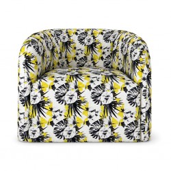 Joy Accent Chair Fabric Floral