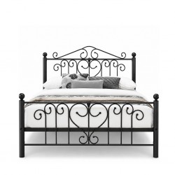 Royalty Bed 150x190 cm Black