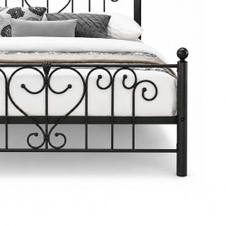 Royalty Bed 150x190 cm Black