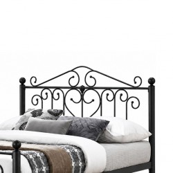Royalty Bed 150x190 cm Black