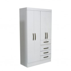Sobral Wardrobe 4 Doors White