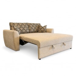 Lisa 3 Seater Sofabed Fabric Burlap Brooklyn