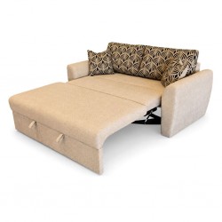 Lisa 3 Seater Sofabed Fabric Burlap Brooklyn