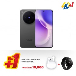 VIVO X300 5G 16GB+512GB BLACK & VIVO TWS EARBUDS AIR3 WHITE + Vivo Watch 2