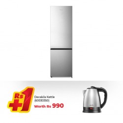 Hisense RB329N4ACE Refrigerator & Decakila KEKT031M Stainless Steel Kettle