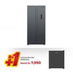 Ocean SBSOKO 500 NF S 3 Refrigerator & LeCavist LHMN44B Mini Bar Thermoelectric