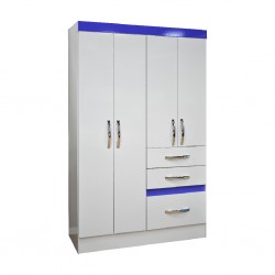 Tamis Wardrobe 4 doors White