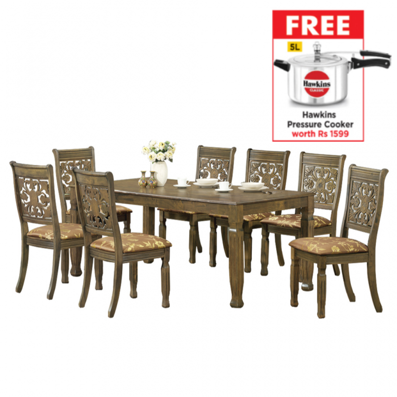 Lexington Table and 8 Chairs Antique Nyatuh & Free Hawkins B20W/ CL50 5L Classic P/Cooker