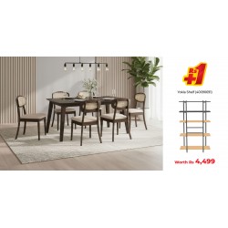 Laos Table & 6 Chairs Light...