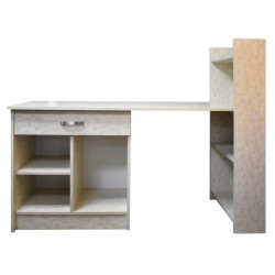 West Office Table with 1 drawer+bookshelf MDF