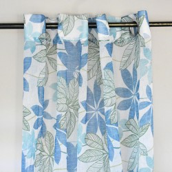 Flowery Blue Curtain 1.40x2.30 - E1-E5 B 27