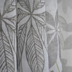 Flowery Grey Curtain 1.40x2.30 - E1-E5 C 22