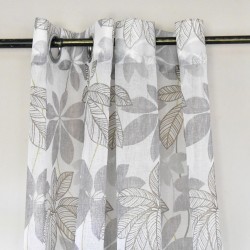 Flowery Grey Curtain 1.40x2.30 - E1-E5 C 22