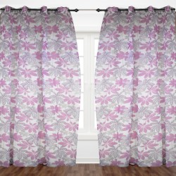 Flowery Purple Curtain 1.40x2.30 - E1-E5 D 11