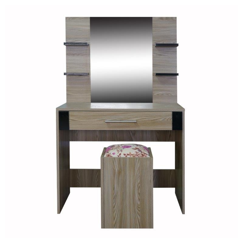 Diego Dressing Table With Pouff Melamine