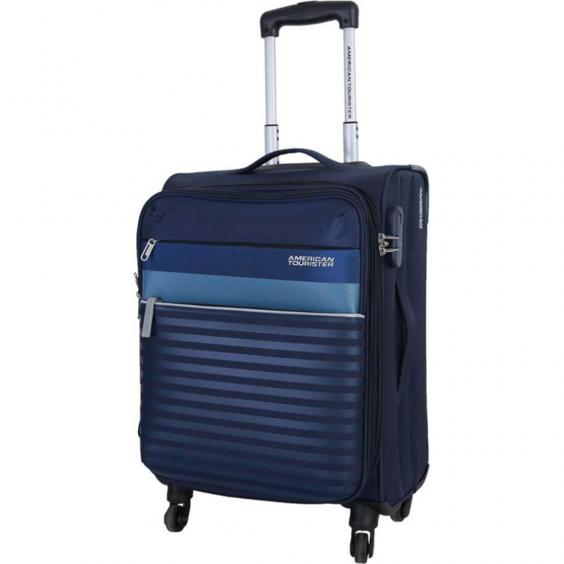 American Tourister Luggage Lisbon Cabin Blue ATL032