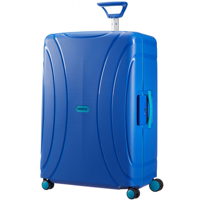American Tourister Luggage Lock & Roll - Medium Blue ATL041