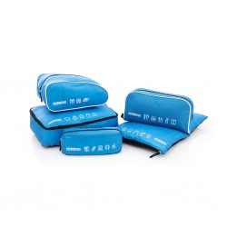 American Tourister Luggage 5 in 1 Pouch Blue ATA050