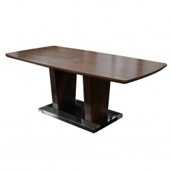 Tazia Table MDF With Wood Veneer Top