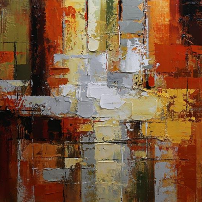 Hand Painting Abstract 120x80 cm Ref ZH4483