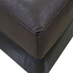 Northshore Sofa Corner Fabric/PU Brown