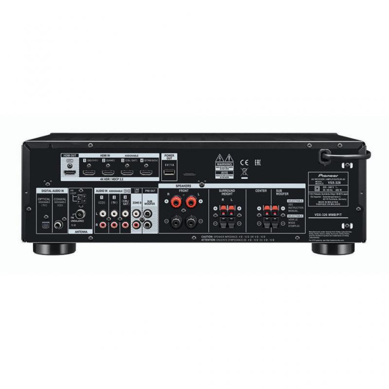 Pioneer HTP076 Receiver + Speaker Package