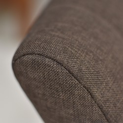 Kennedy Chair Brown Fabric