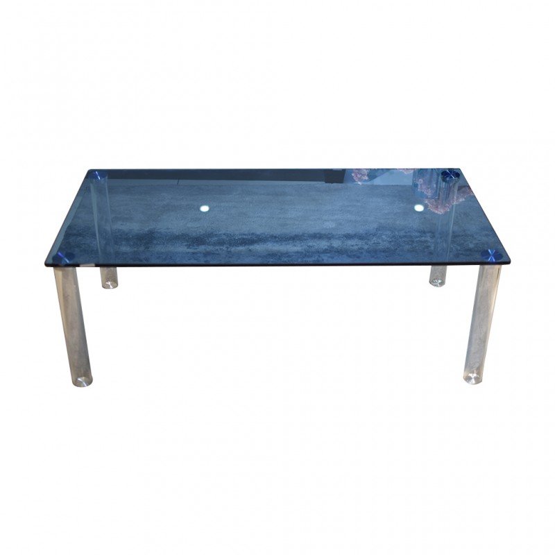 Vitro Coffee Table Blue Glass Top Vitro Coffee Table Blue Glass Top