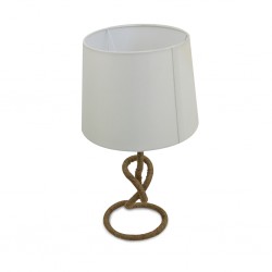 Table Lamp Rope In Rope Finish