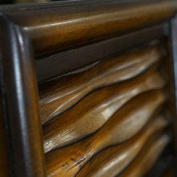 Rebecca Table and 8 Chairs Rubberwood