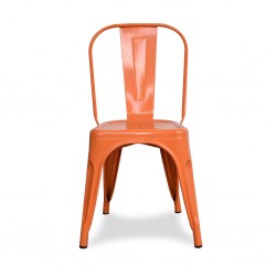 Fabio Chair Orange Finish