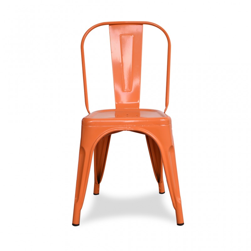Fabio Chair Orange Finish
