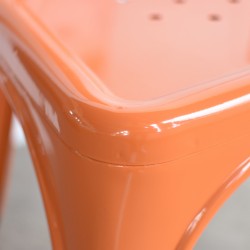 Fabio Chair Orange Finish