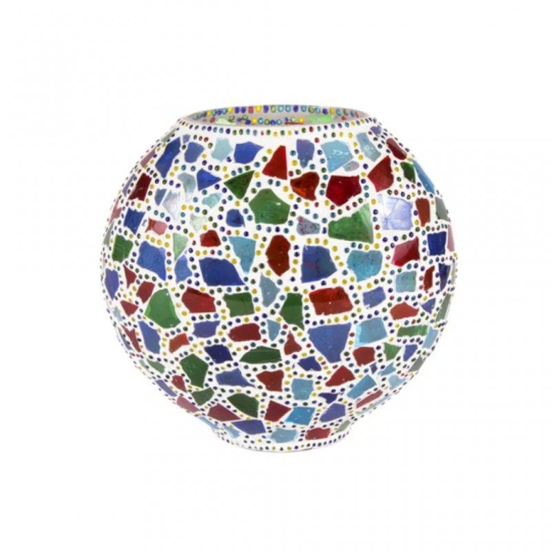 Mosaic Glass Lamp LIWT-KGV412 Multicolored