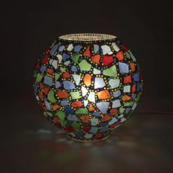 Mosaic Glass Lamp LIWT-KGV412 Multicolored