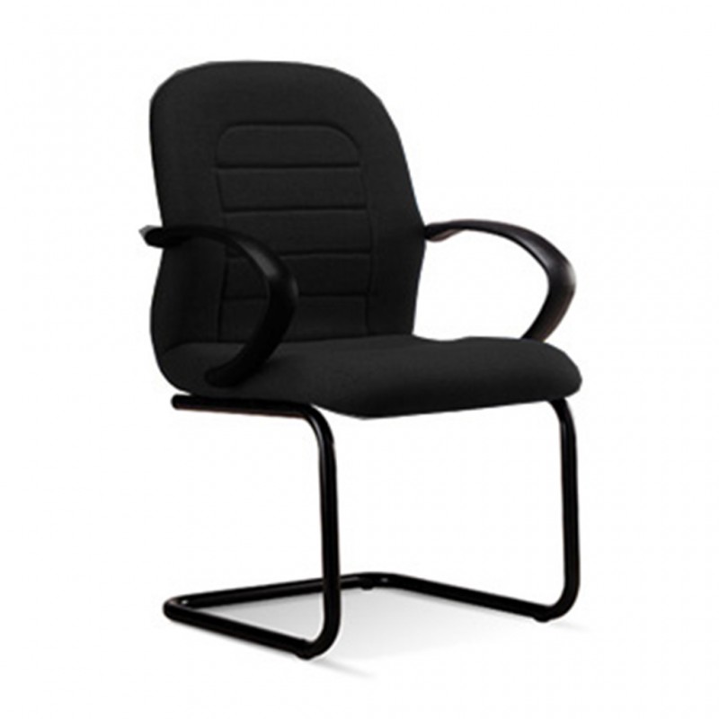 Visitors Chair ER 04 Seat Black Fabric